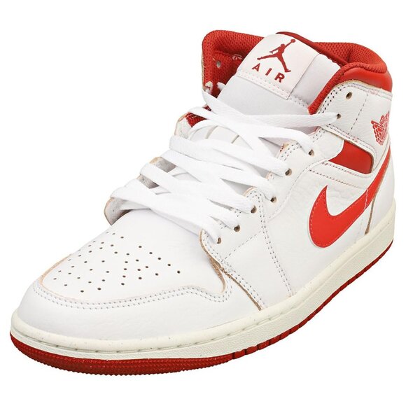 Nike Air Jordan 1 Mid Se Men's Size 11  (White Dune Red) - Picture 1 of 9